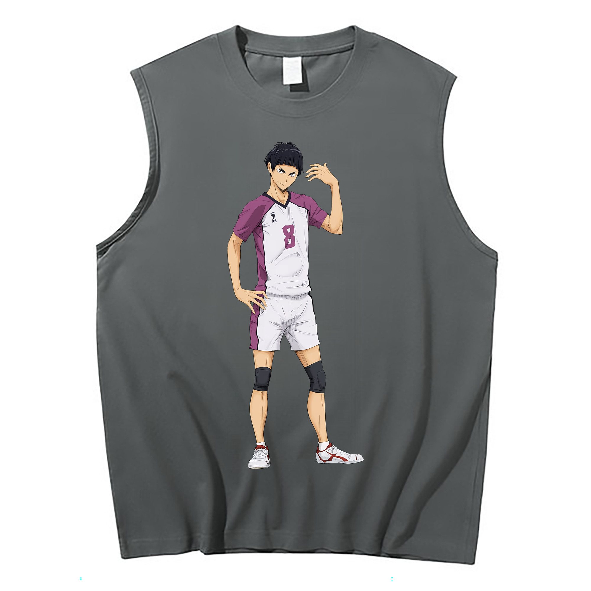 （画像用） ハイキュー!! Haikyu!! コットン100％タンクトップ（フロントプリント）